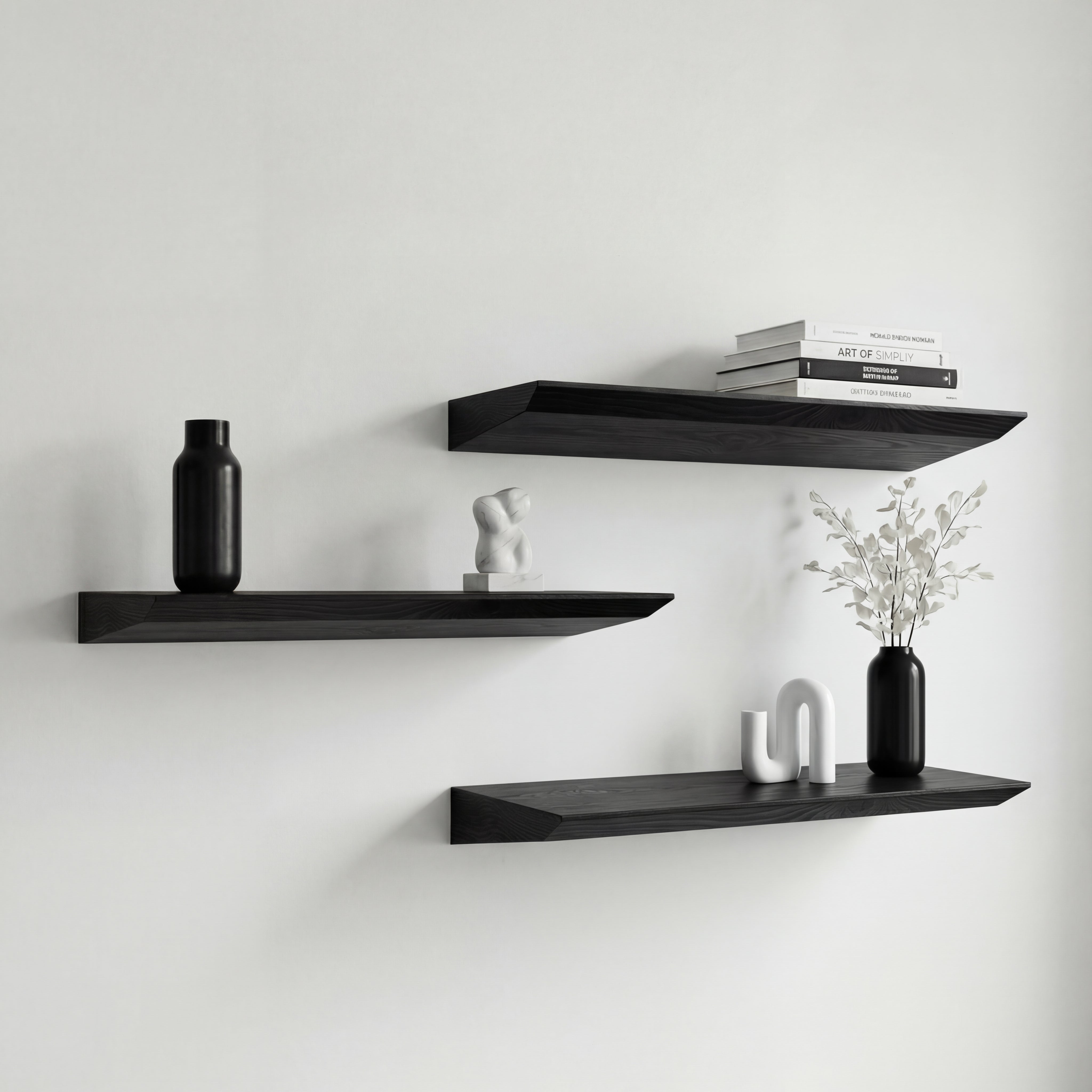 Półka drewniana Kant Black Oak