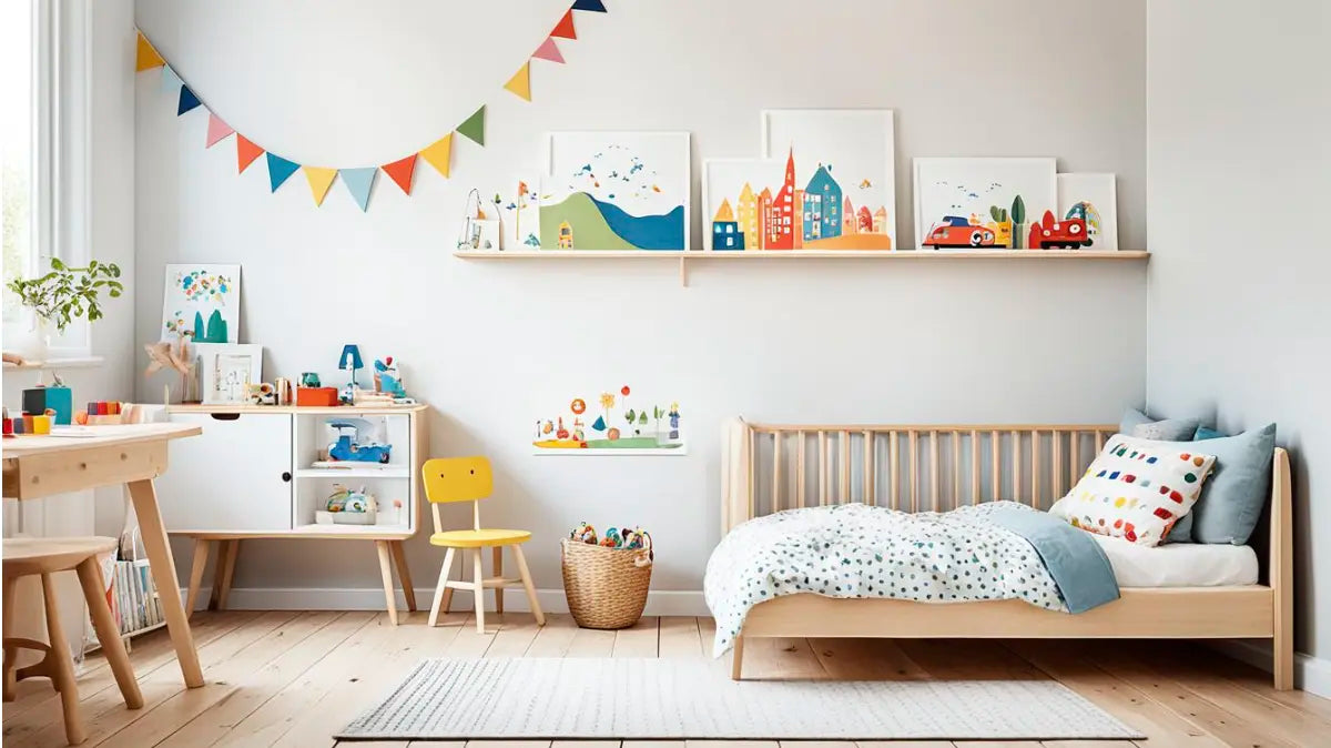 Jak zaprojektować pokój dziecięcy w  stylu Montessori przy użyciu  skandynawskich mebli?
