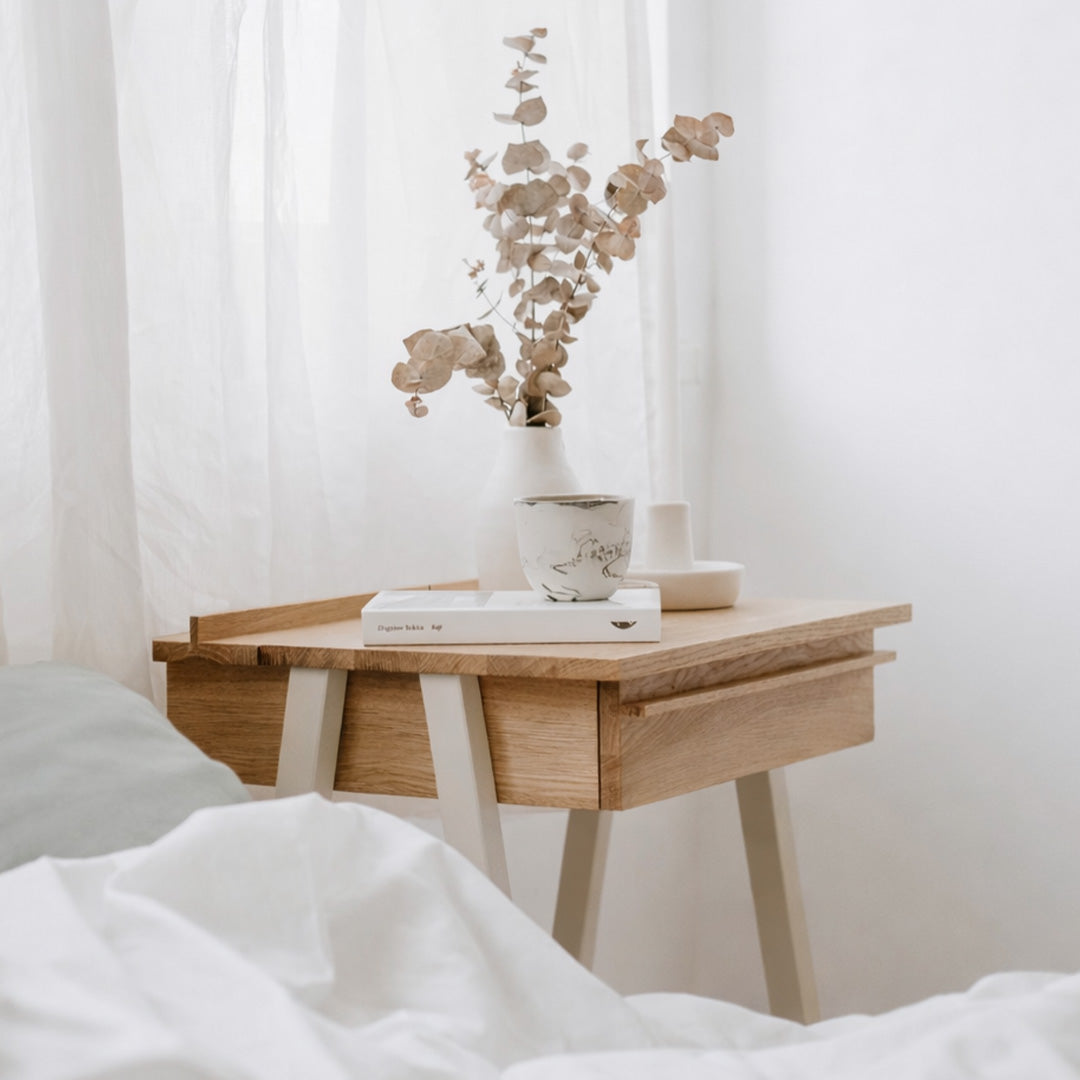 Szafka nocna Troost – cashmere, lakierowana