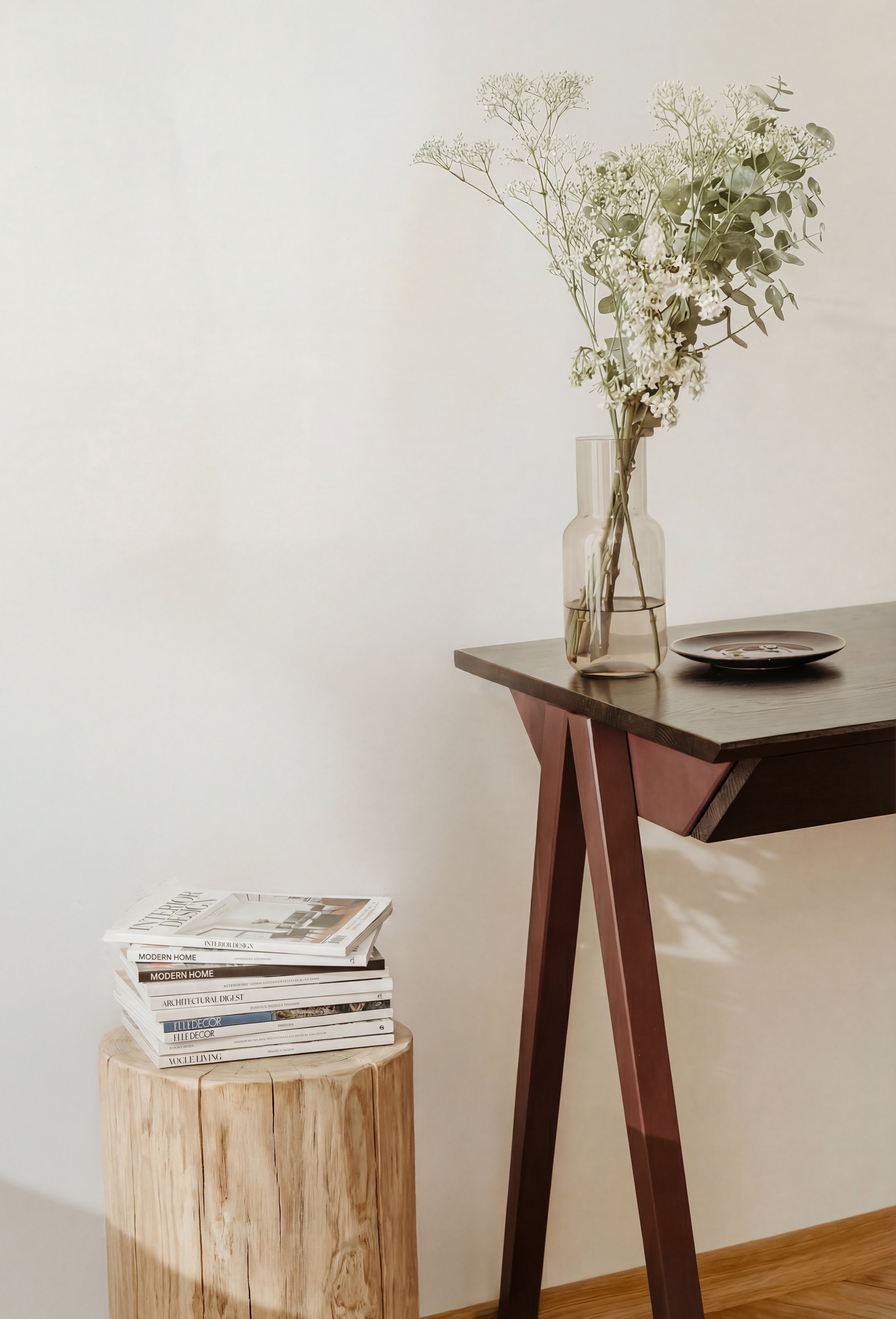 Biurko drewniane vogel rozmiar S 100x50 cm Black Oak/Russet - lakier