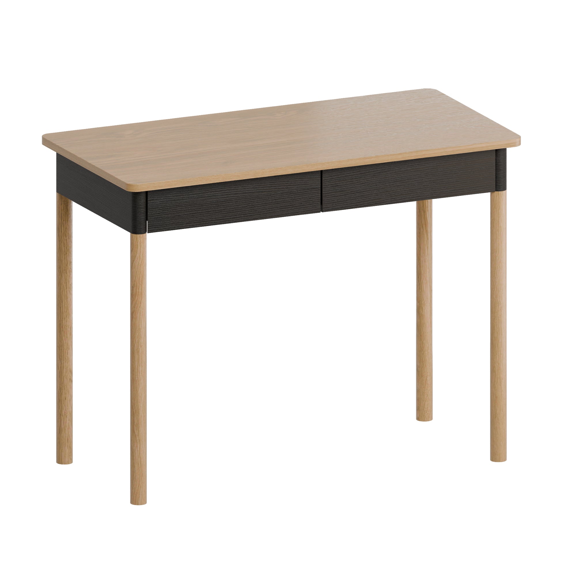 Flow oak desk
