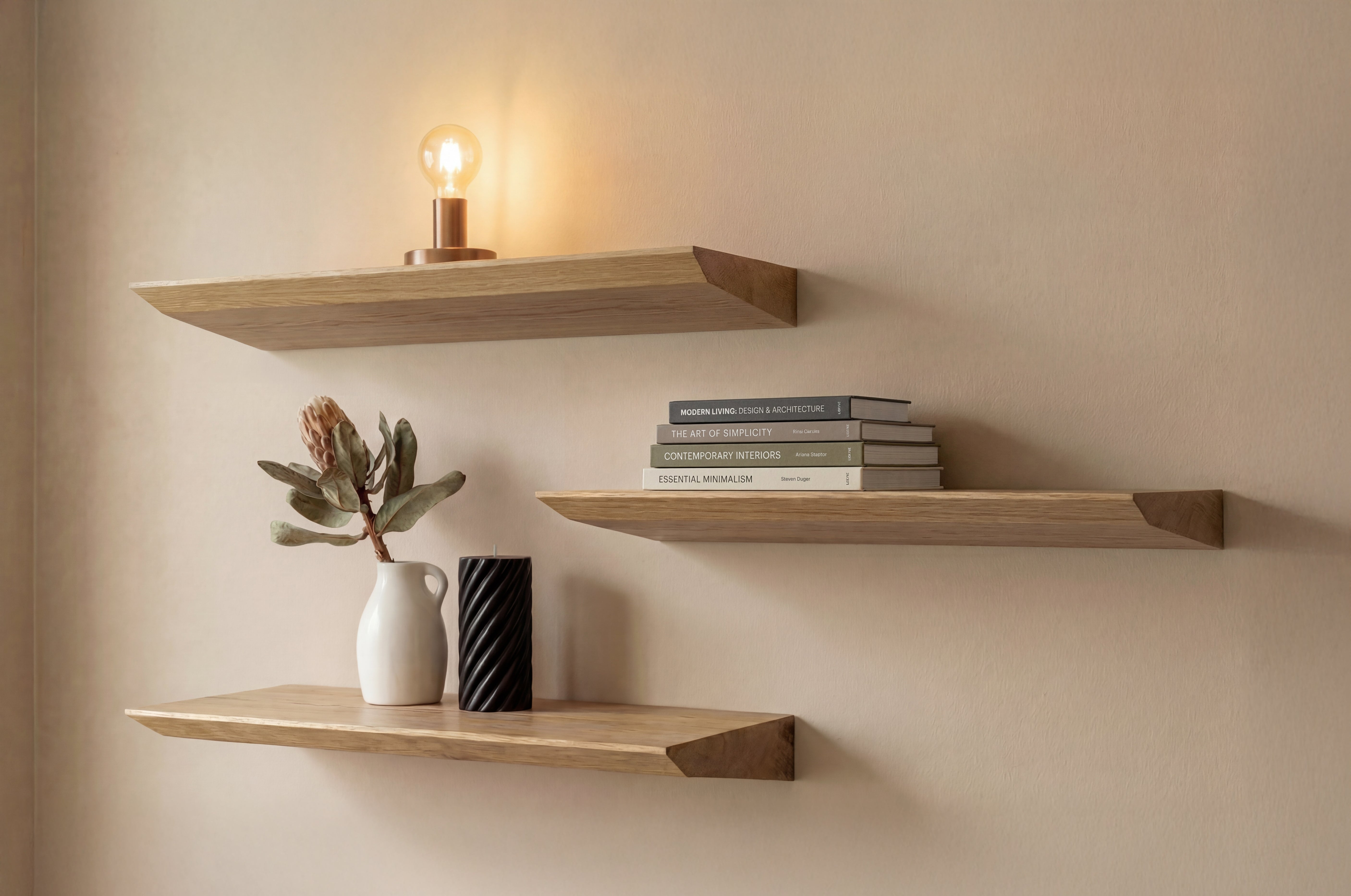 Półka drewniana Kant Natural Oak