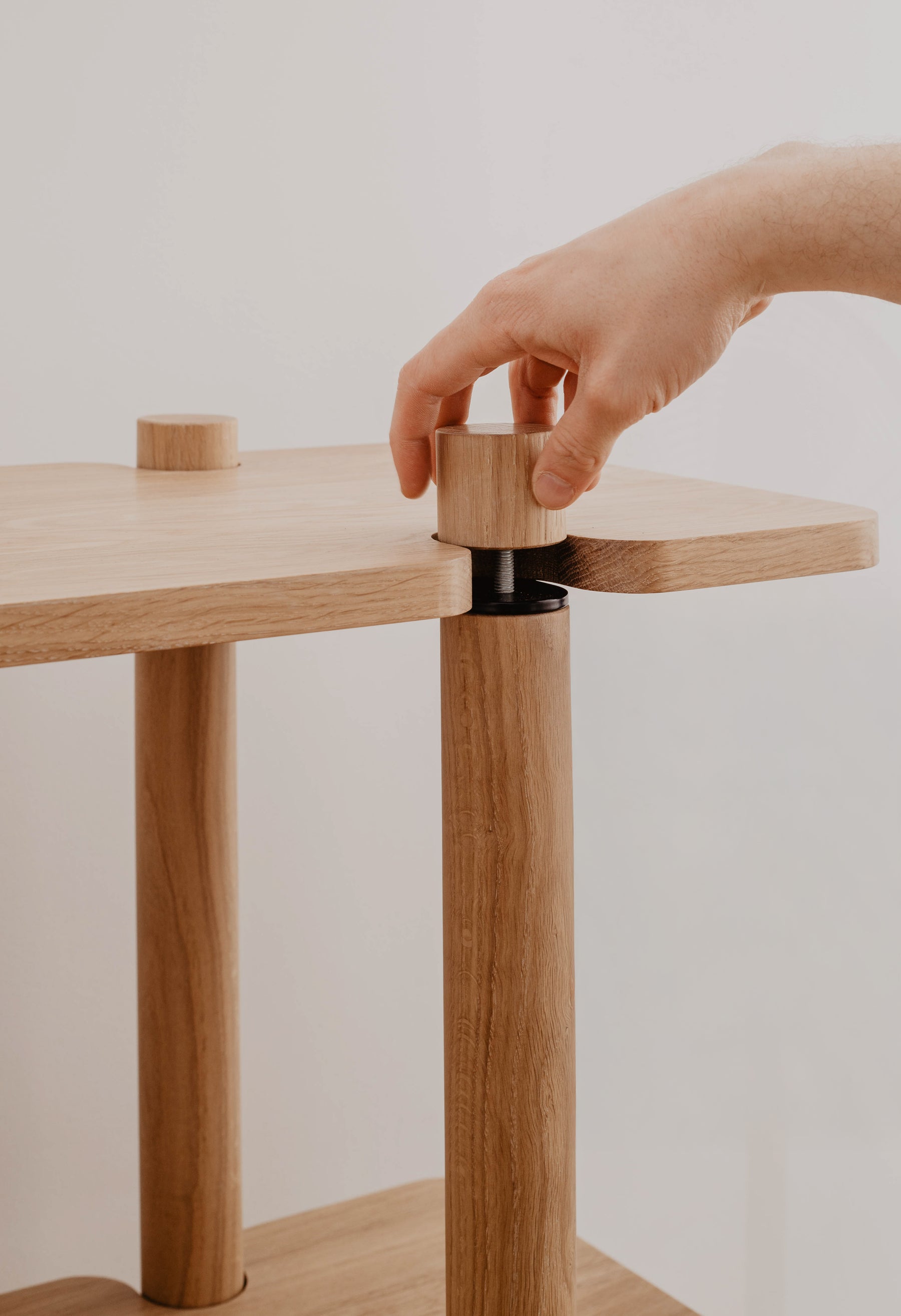 Regał drewniany Noe Multi 3 Natural Oak | borcas - regały