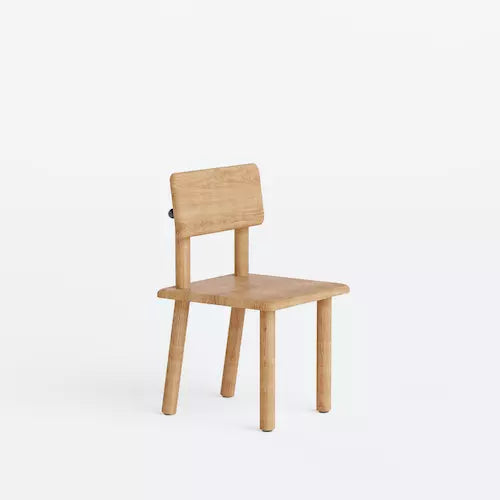 Rise chair with orange legs