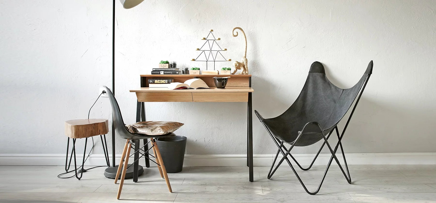 Scandi desk and discount chair